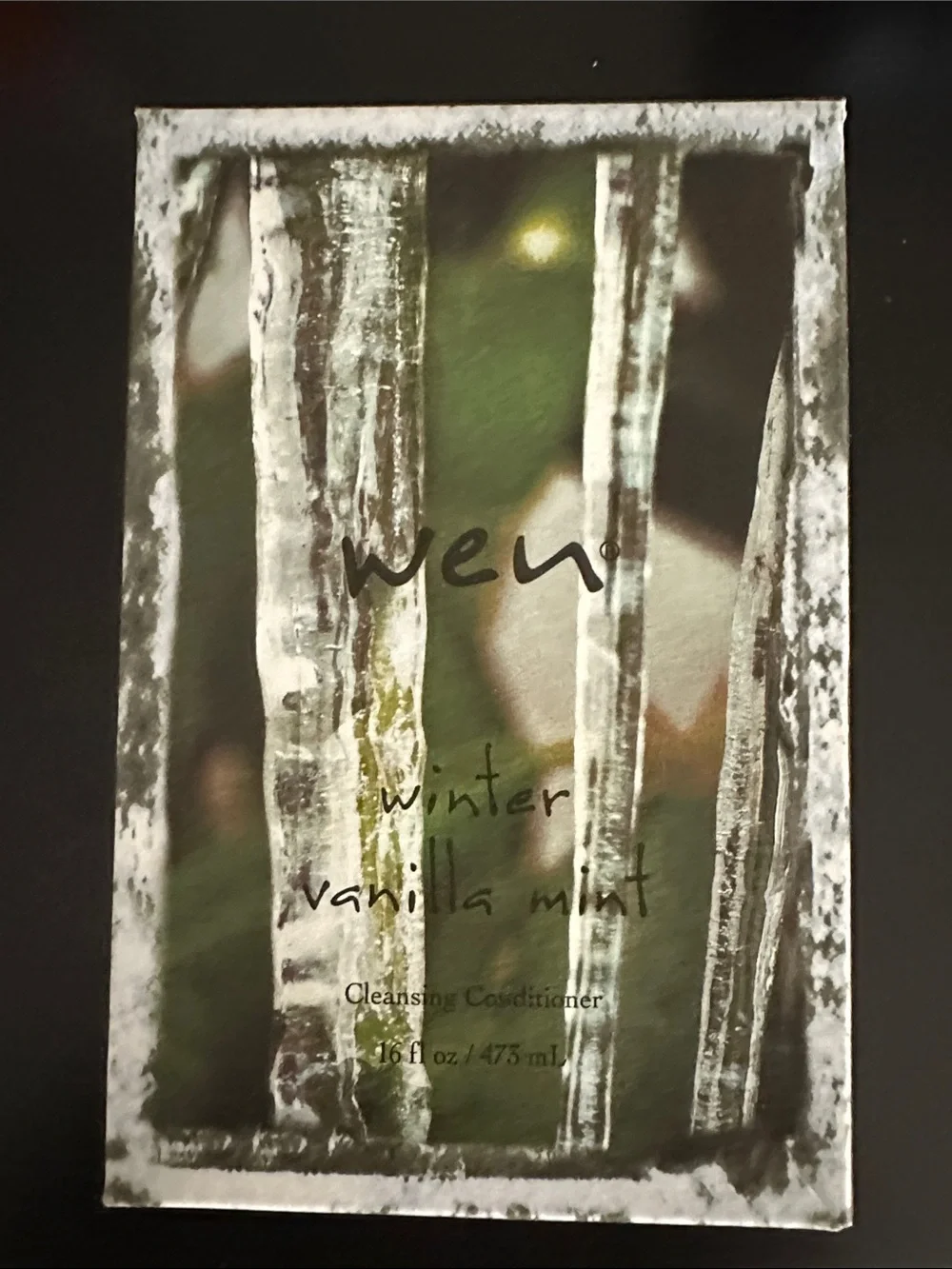 WEN Winter Vanilla Mint Wall Art Print - Green and White